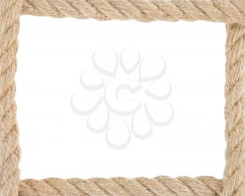 ship ropes isolated at white background
