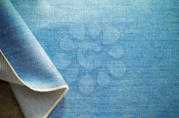 blue jeans texture at table