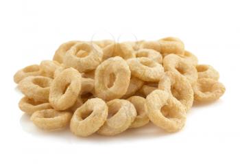 cereal rings solated on white background