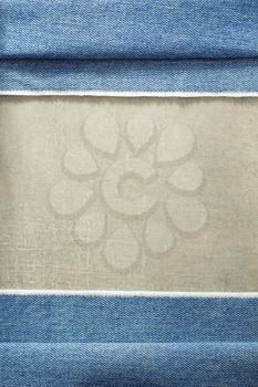 blue jeans texture on table background