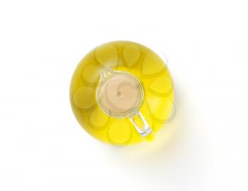 bottle of oil isolated at white background