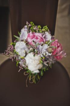 Beautiful wedding bouquet.