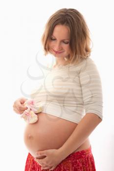 pregnant woman with a big belly