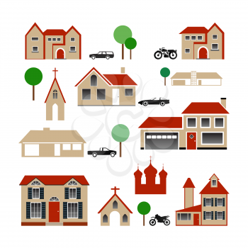 Vector Collection of Various Buildings