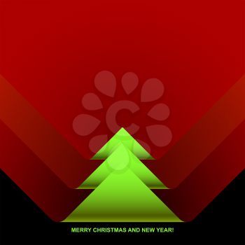 Christmas tree, creative vector design