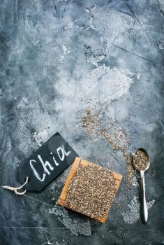 chia seed on a table,stock photo