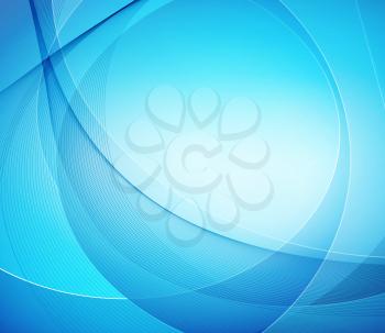 Abstract shiny blue vector template background. EPS 10