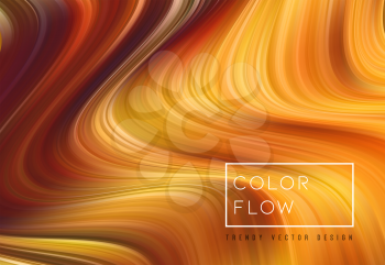 Abstract colorful vector background, color flow liquid wave for design brochure, website, flyer. Stream fluid. Acrylic paint