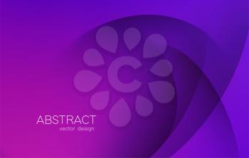Abstract colorful vector background, purple color banner with smooth line and shadow. Template for design brochure, website, flyer. Minimal design