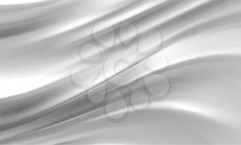 Smooth elegant white silk or satin texture can use as abstract background. Luxurious background design
