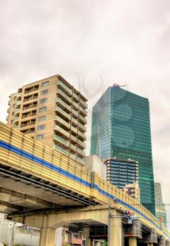 Elevated road in Tokyo city centre - Japan