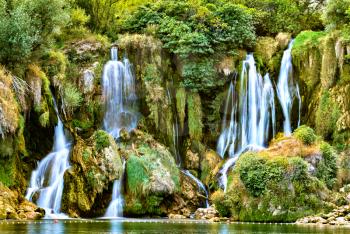 Kravica waterfalls on the Trebizat River in Bosnia and Herzegovina - the Balkans, Europe