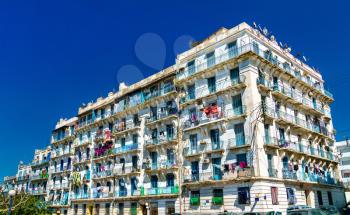 Moorish Revival residential architecture in Algiers, the capital of Algeria