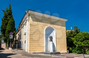 Statue of Ivan Pavlov,a Russian physiologist, in Yalta, Crimea