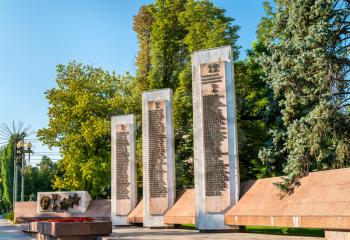 Alley of the Heroes devoted to the Battle of Stalingrad. Volgograd, Russian Federation