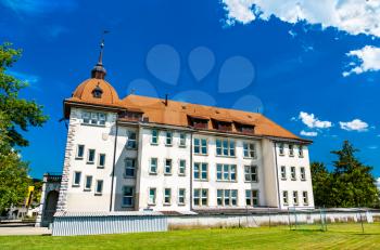 Hofmatt School, a historic building in Aarburg, Switzerland