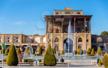 Ali Qapu Palace on Naqsh-e Jahan Square in Isfahan, Iran