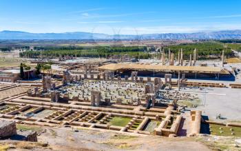 View of Persepolis, the capital of the Achaemenid Empire - Iran