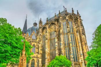 Aachen Cathedral, a UNESCO world heritage site in North Rhine-Westphalia, Germany