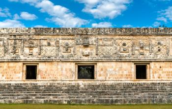 Uxmal, an ancient Maya city of the classical period. UNESCO world heritage in Mexico