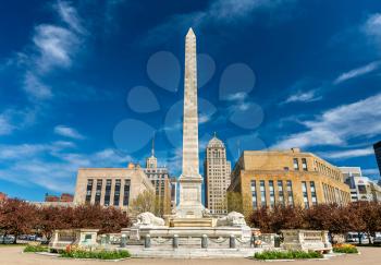 McKinley Monument on Niagara Square in Buffalo - New York, USA