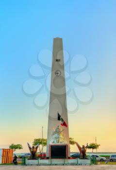National Flag Monument in Chetumal - Quintana Roo, Mexico