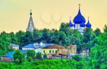 View of Suzdal, a Russian town listed as a UNESCO world heritage site