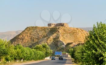 View of Hisor Fortress in Tajikistan, Central Asia