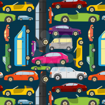 Passenger car background. Vector illustration