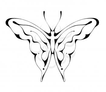 Royalty Free Clipart Image of a Butterfly