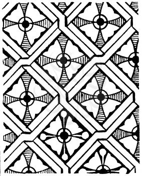 Royalty Free Clipart Image of a Repeating Pattern