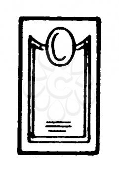 Royalty Free Clipart Image of Certificate