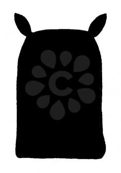 Royalty Free Clipart Image of Sack