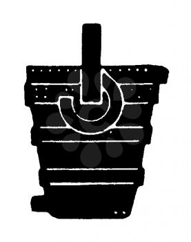 Royalty Free Clipart Image of a Churn