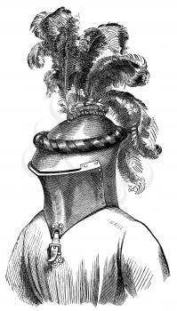 Royalty Free Clipart Image of a helmet