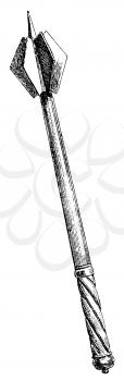 Royalty Free Clipart Image of a Mace