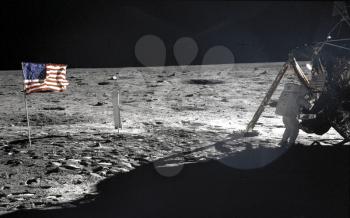 Royalty Free Photo of The Moon Landing 