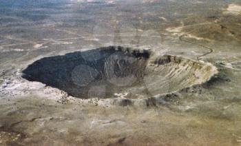 Royalty Free Photo of a Meteor Crater