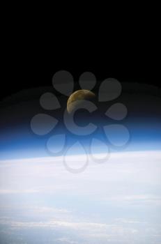 Royalty Free Photo of Earth's Upper Atmosphere