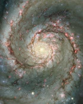 Royalty Free Photo of the Whirlpool Galaxy 