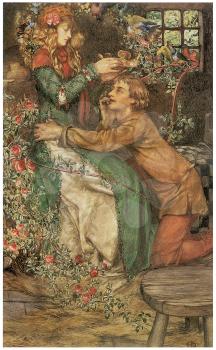 Royalty Free Clipart Image of Natural Magic by Eleanor Fortescue-Brickdale