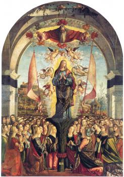 Royalty Free Clipart Image of The Apotheiosis of St. Ursula by Vittore Carpaccio
