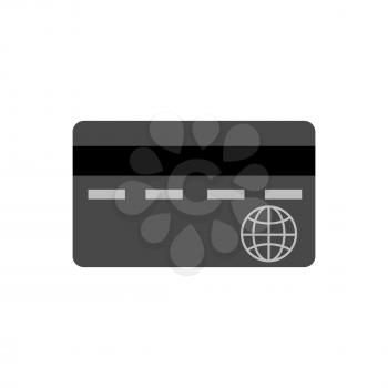 Credit card icon. Symbol in trendy flat style isolated on white background. Illustration element for your web site design, logo, app, UI.