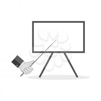 Whiteboard presentation concept icon. Symbol in trendy flat style isolated on white background. Illustration element for your web site design, logo, app, UI.