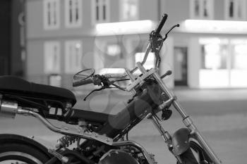 Moto bike in Tromso background hd