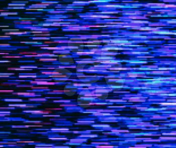 Square vivid 8-bit pixel dot interlaced space stars blast teleport abstraction background backdrop