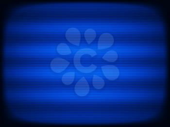 Horizontal blue tv scanlines illustration background hd