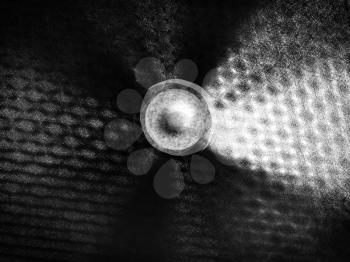 Abstract black and white lens with light leak hd