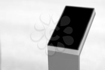 Black and white blank stand background hd