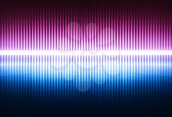 Pink and purple glowing equalizer illustration background